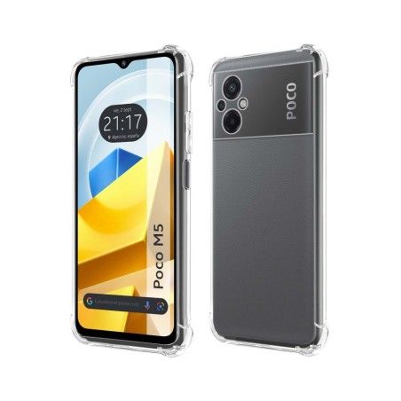 Funda Silicona Antigolpes Transparente para Xiaomi POCO M5