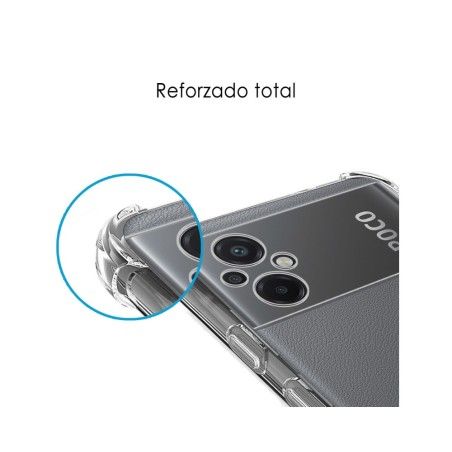 Funda Silicona Antigolpes Transparente para Xiaomi POCO M5