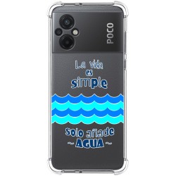 Funda Silicona Antigolpes para Xiaomi POCO M5 diseño Agua Dibujos