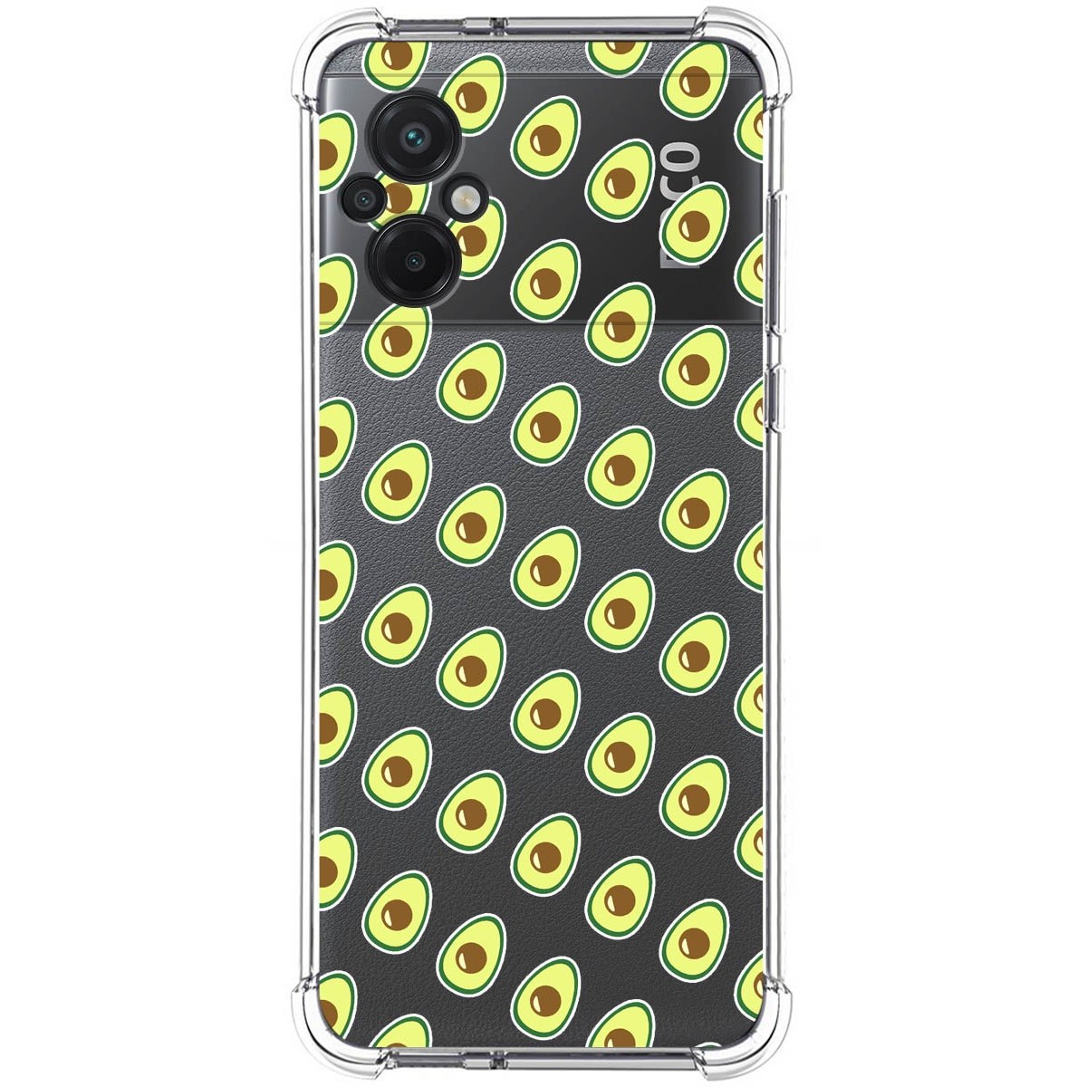 Funda Silicona Antigolpes para Xiaomi POCO M5 diseño Aguacate Dibujos