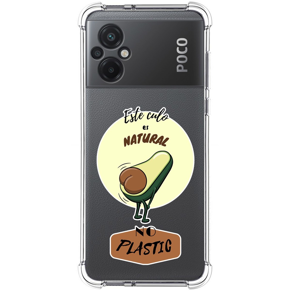 Funda Silicona Antigolpes para Xiaomi POCO M5 diseño Culo Natural Dibujos