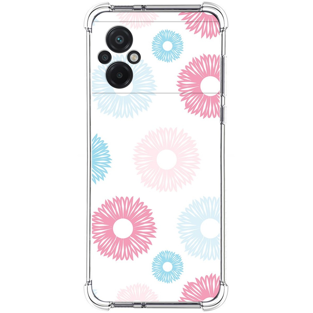 Funda Silicona Antigolpes para Xiaomi POCO M5 diseño Flores 06 Dibujos