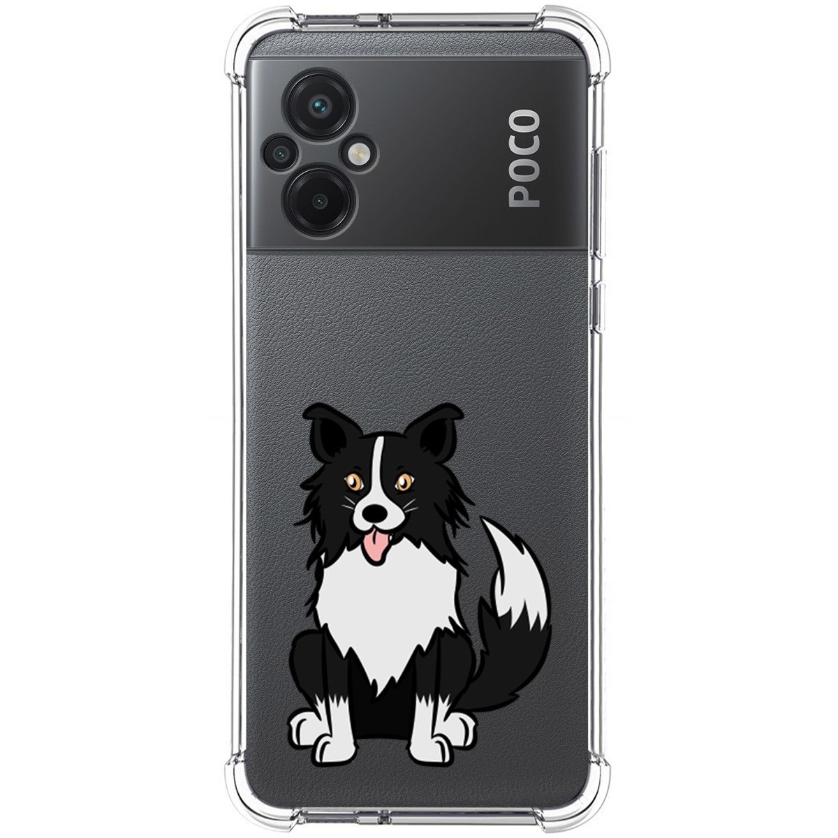 Funda Silicona Antigolpes para Xiaomi POCO M5 diseño Perros 01 Dibujos