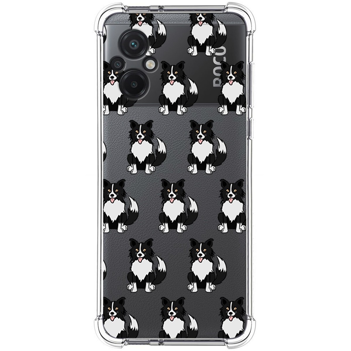 Funda Silicona Antigolpes para Xiaomi POCO M5 diseño Perros 07 Dibujos