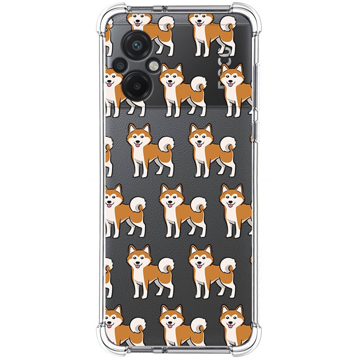 Funda Silicona Antigolpes para Xiaomi POCO M5 diseño Perros 08 Dibujos
