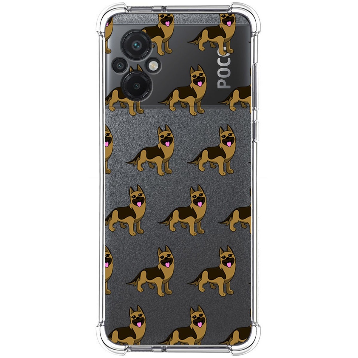 Funda Silicona Antigolpes para Xiaomi POCO M5 diseño Perros 09 Dibujos