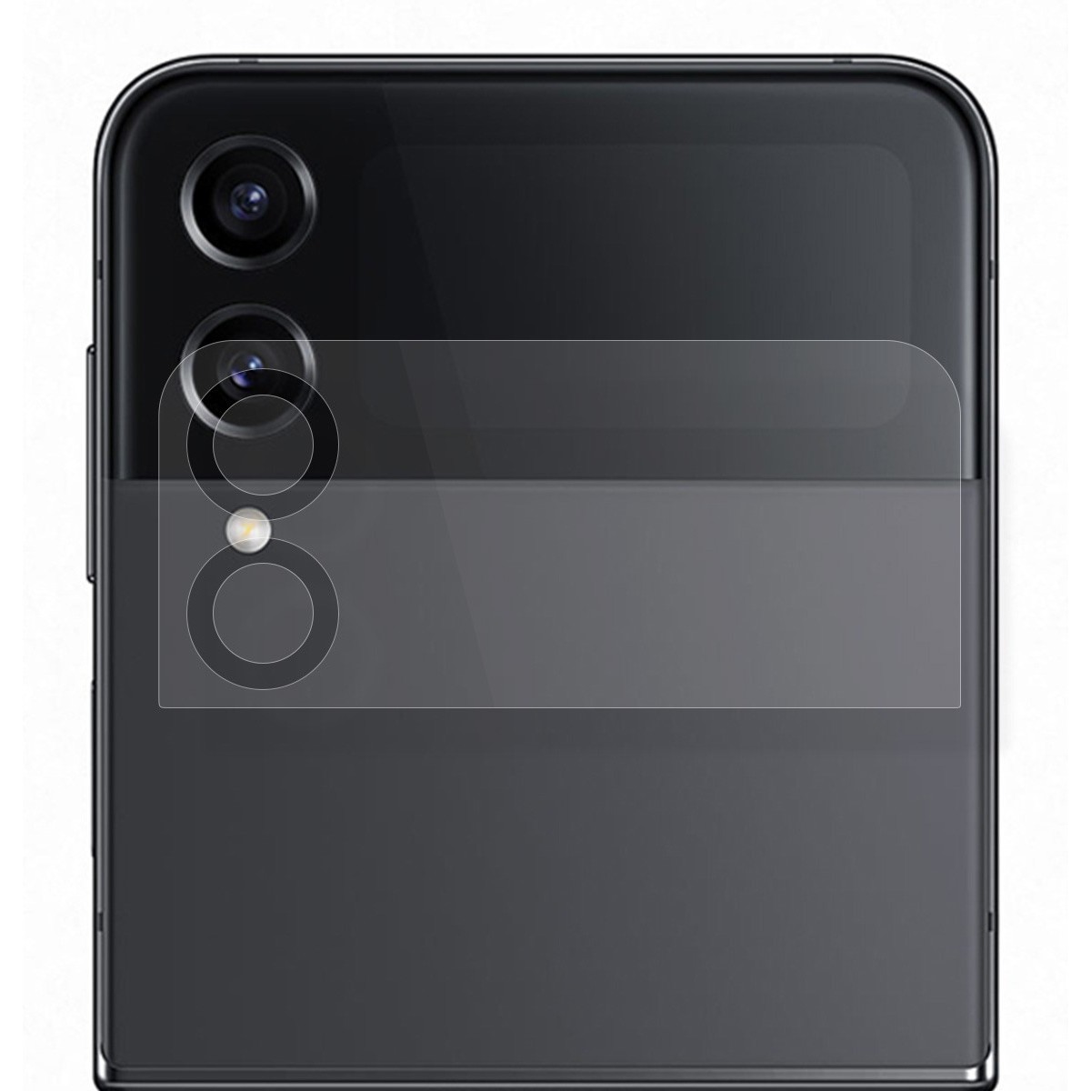 Protector Cristal Templado Cámara Trasera para Samsung Galaxy Z Flip 4 5G Vidrio