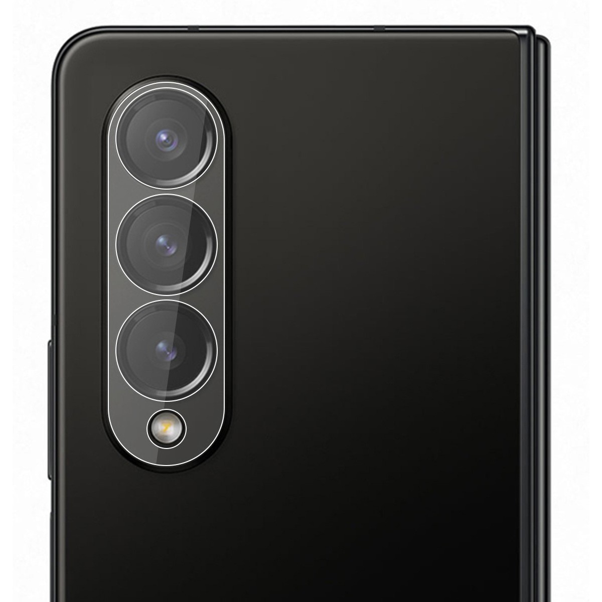 Protector Cristal Templado Cámara Trasera para Samsung Galaxy Z Fold 4 5G Vidrio