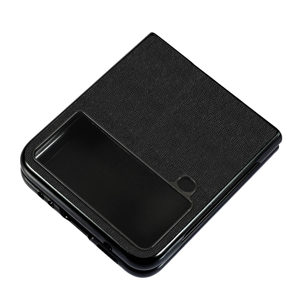 Funda Polipiel para Samsung Galaxy Z Flip 4 5G color Negra