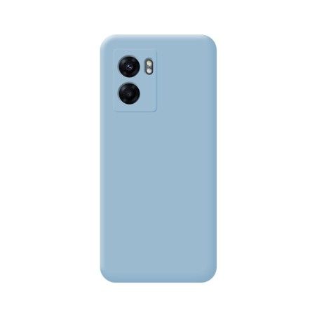 Funda Silicona Líquida Ultra Suave para Oppo A77 5G color Azul