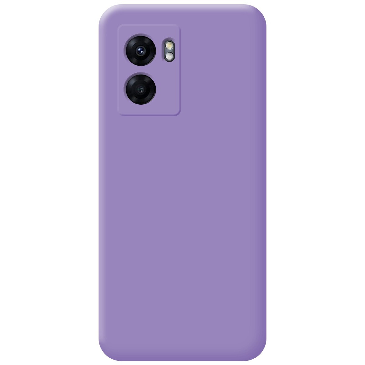 Funda Silicona Líquida Ultra Suave para Oppo A77 5G color Morada