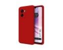 Funda Silicona Líquida Ultra Suave para Oppo A77 5G color Roja
