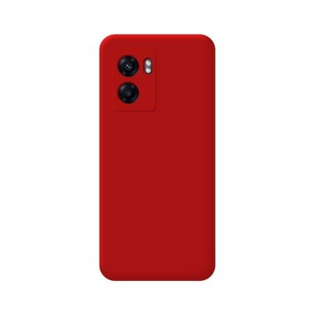 Funda Silicona Líquida Ultra Suave para Oppo A77 5G color Roja