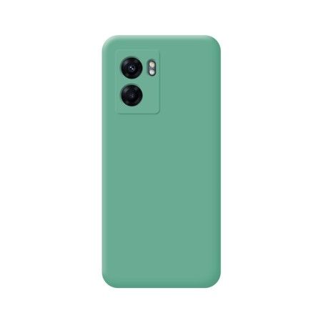 Funda Silicona Líquida Ultra Suave para Oppo A77 5G color Verde