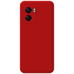 Funda Silicona Líquida Ultra Suave para Realme Narzo 50 5G color Roja 2