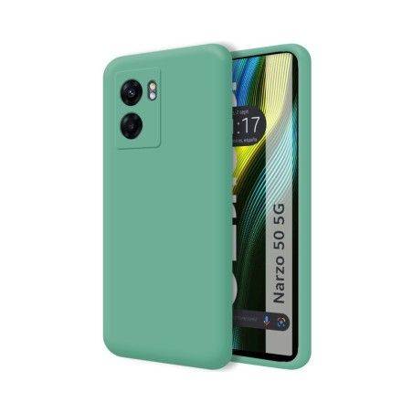Funda Silicona Líquida Ultra Suave para Realme Narzo 50 5G color Verde