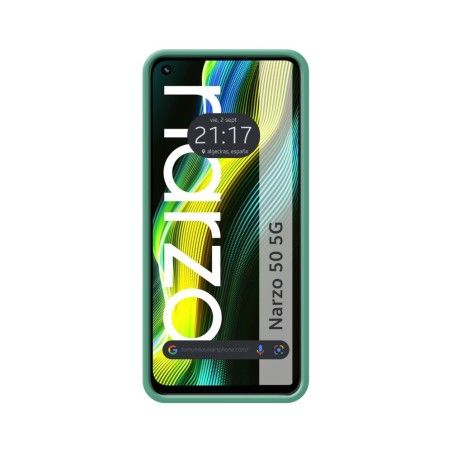 Funda Silicona Líquida Ultra Suave para Realme Narzo 50 5G color Verde