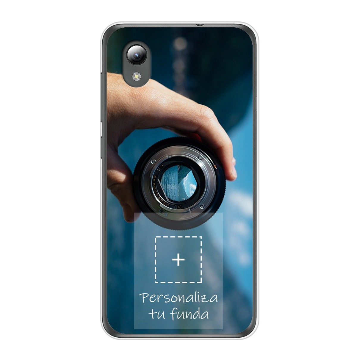 Personaliza tu Funda Silicona Gel Tpu Transparente con tu Fotografia para ZTE Blade A31 Lite Dibujo Personalizada