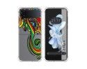 Funda Silicona Antigolpes para Samsung Galaxy Z Flip 4 5G diseño Colores Dibujos