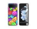 Funda Silicona Antigolpes para Samsung Galaxy Z Flip 4 5G diseño Smile Dibujos