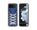 Funda Silicona Antigolpes para Samsung Galaxy Z Flip 4 5G diseño Zapatillas 01 Dibujos