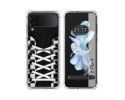 Funda Silicona Antigolpes para Samsung Galaxy Z Flip 4 5G diseño Zapatillas 03 Dibujos