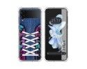 Funda Silicona Antigolpes para Samsung Galaxy Z Flip 4 5G diseño Zapatillas 06 Dibujos
