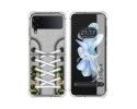 Funda Silicona Antigolpes para Samsung Galaxy Z Flip 4 5G diseño Zapatillas 08 Dibujos