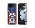 Funda Silicona Antigolpes para Samsung Galaxy Z Flip 4 5G diseño Zapatillas 11 Dibujos