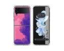 Funda Silicona Antigolpes para Samsung Galaxy Z Flip 4 5G diseño Acuarela 07 Dibujos