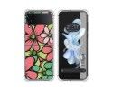 Funda Silicona Antigolpes para Samsung Galaxy Z Flip 4 5G diseño Flores 02 Dibujos