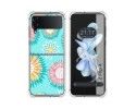 Funda Silicona Antigolpes para Samsung Galaxy Z Flip 4 5G diseño Flores 05 Dibujos
