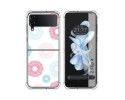 Funda Silicona Antigolpes para Samsung Galaxy Z Flip 4 5G diseño Flores 06 Dibujos