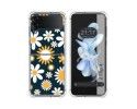 Funda Silicona Antigolpes para Samsung Galaxy Z Flip 4 5G diseño Flores 08 Dibujos