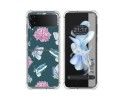 Funda Silicona Antigolpes para Samsung Galaxy Z Flip 4 5G diseño Flores 10 Dibujos