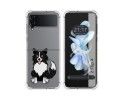 Funda Silicona Antigolpes para Samsung Galaxy Z Flip 4 5G diseño Perros 01 Dibujos