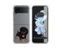 Funda Silicona Antigolpes para Samsung Galaxy Z Flip 4 5G diseño Perros 04 Dibujos