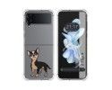 Funda Silicona Antigolpes para Samsung Galaxy Z Flip 4 5G diseño Perros 05 Dibujos