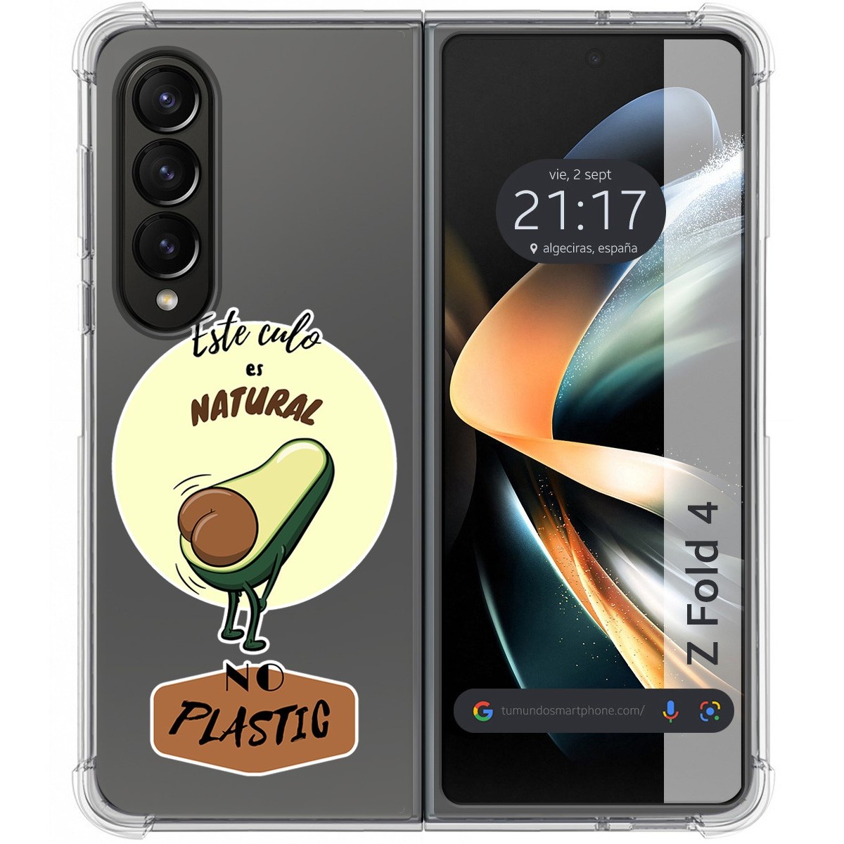 Funda Silicona Antigolpes para Samsung Galaxy Z Fold 4 5G diseño Culo Natural Dibujos