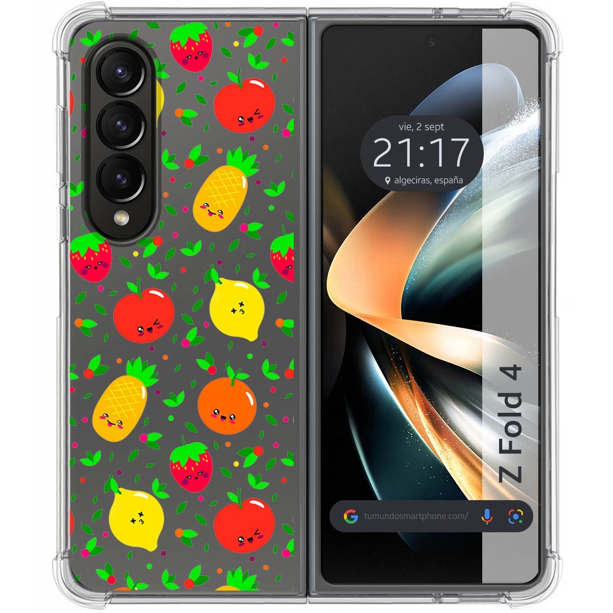 Funda Silicona Antigolpes para Samsung Galaxy Z Fold 4 5G diseño Frutas 01 Dibujos
