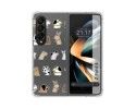 Funda Silicona Antigolpes para Samsung Galaxy Z Fold 4 5G diseño Perros Dibujos
