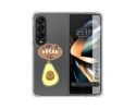 Funda Silicona Antigolpes para Samsung Galaxy Z Fold 4 5G diseño Vegan Life Dibujos