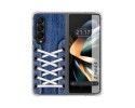 Funda Silicona Antigolpes para Samsung Galaxy Z Fold 4 5G diseño Zapatillas 01 Dibujos