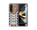 Funda Silicona Antigolpes para Samsung Galaxy Z Fold 4 5G diseño Zapatillas 05 Dibujos