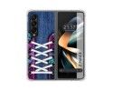 Funda Silicona Antigolpes para Samsung Galaxy Z Fold 4 5G diseño Zapatillas 06 Dibujos