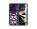 Funda Silicona Antigolpes para Samsung Galaxy Z Fold 4 5G diseño Zapatillas 07 Dibujos