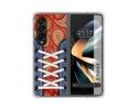 Funda Silicona Antigolpes para Samsung Galaxy Z Fold 4 5G diseño Zapatillas 10 Dibujos