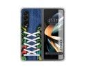 Funda Silicona Antigolpes para Samsung Galaxy Z Fold 4 5G diseño Zapatillas 13 Dibujos