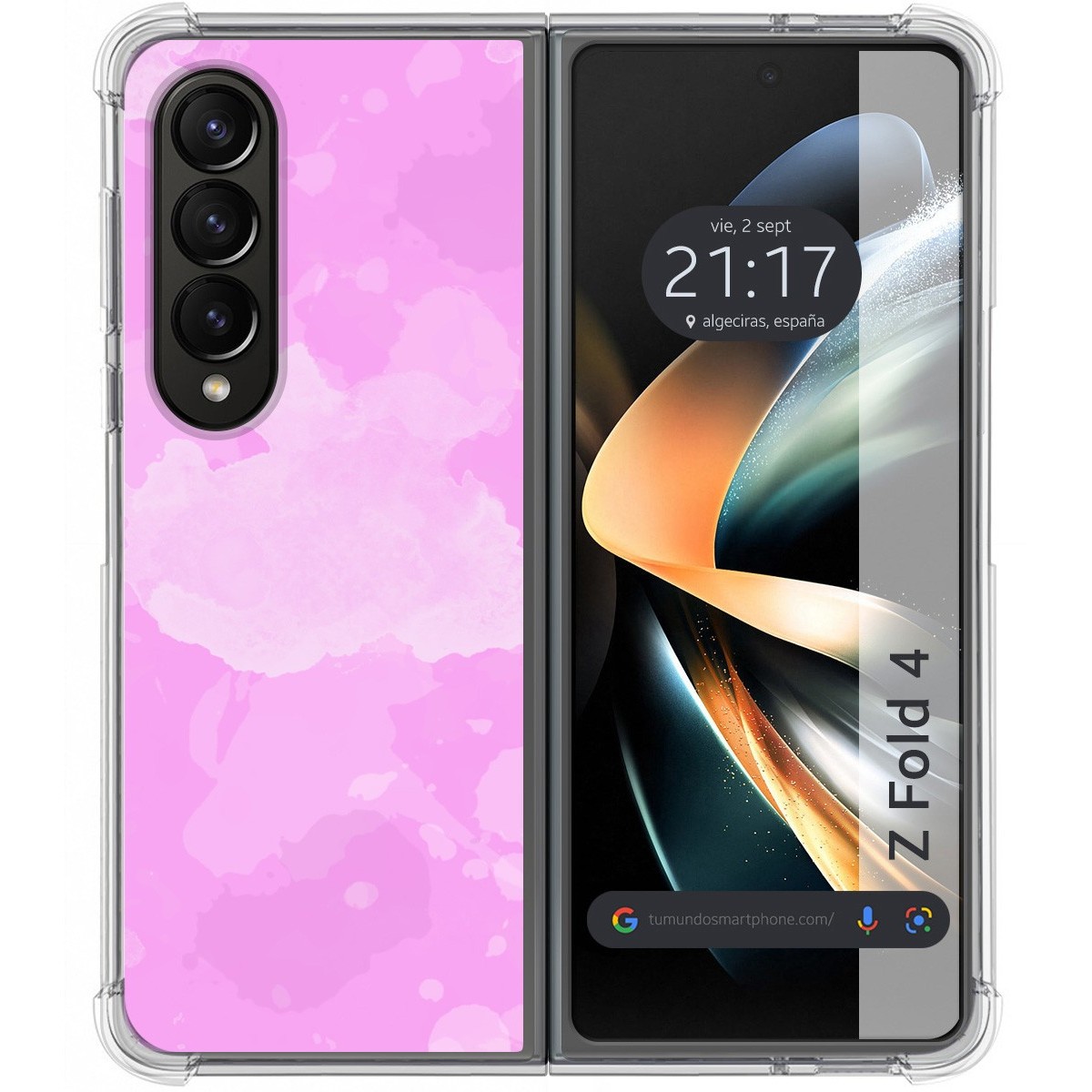 Funda Silicona Antigolpes para Samsung Galaxy Z Fold 4 5G diseño Acuarela 04 Dibujos