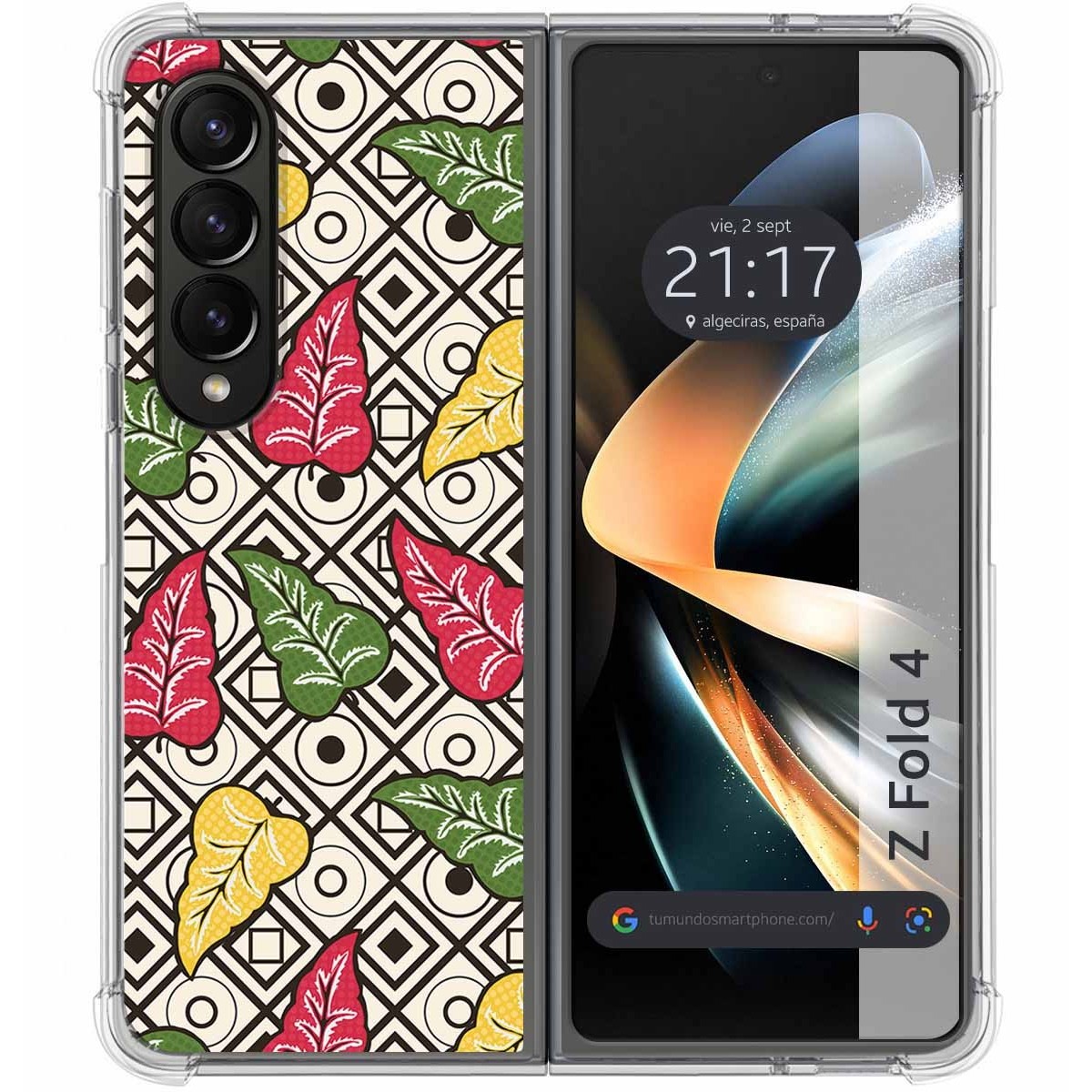 Funda Silicona Antigolpes para Samsung Galaxy Z Fold 4 5G diseño Flores 11 Dibujos